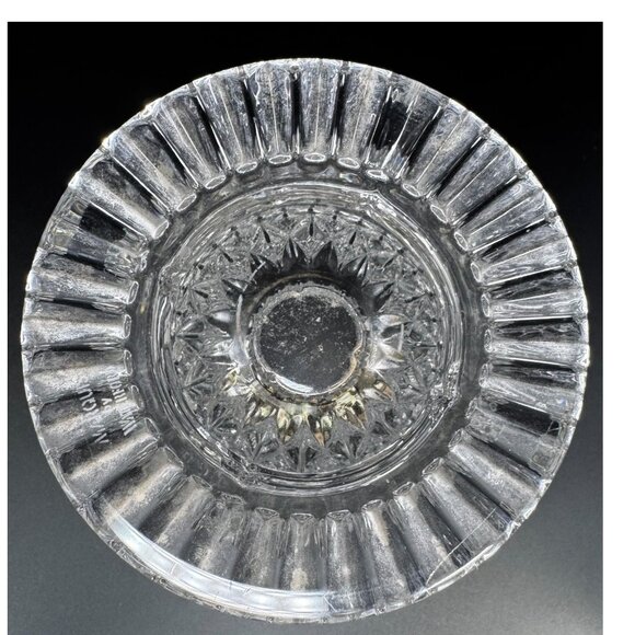 Marquis By Waterford Lead Crystal Pineapple Vase Scalloped Rim Diamond-Cut Vtg - Picture 8 of 11